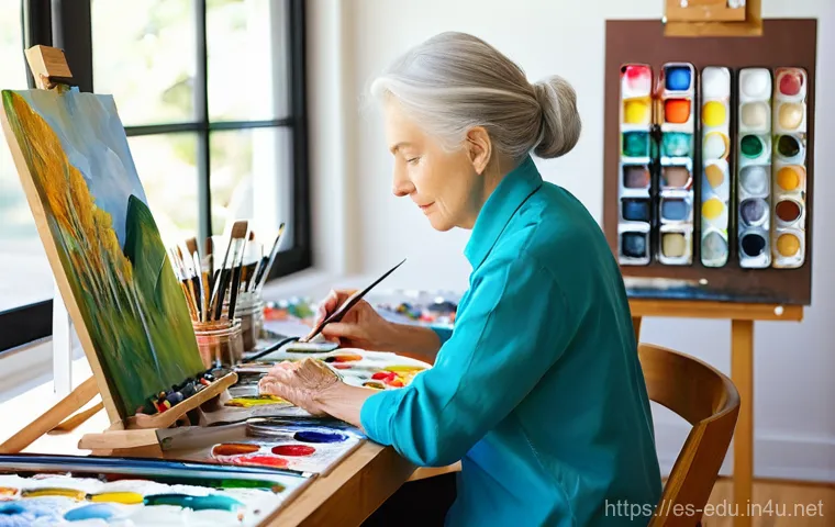 시니어 뇌 활성화 프로그램 - **Prompt: Elderly friends enjoying a traditional Spanish board game.**
    "A vibrant and cheerful g...