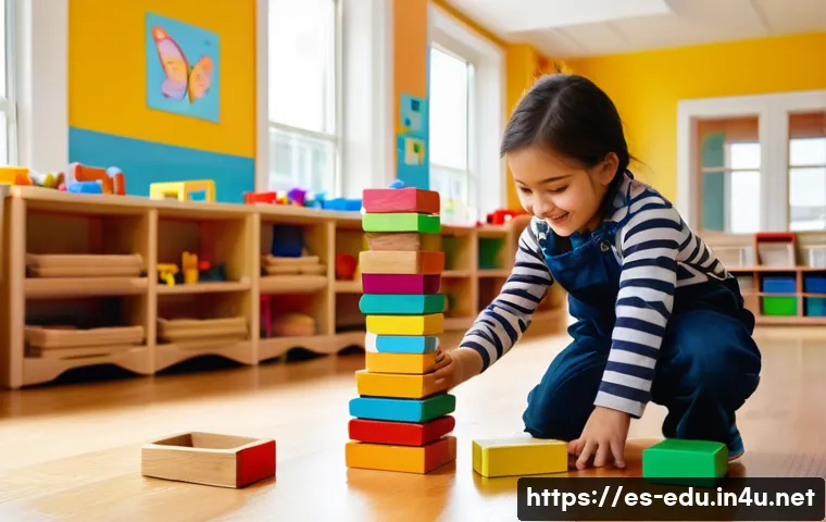 어린이 커리큘럼 - **Prompt:** A vibrant and inviting early childhood classroom, bathed in soft, natural light streamin...