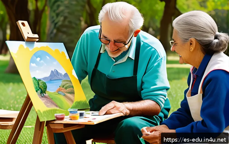 시니어 그림 수업 관련 이미지 2